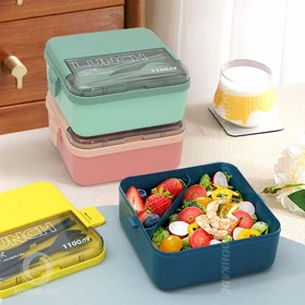 لانچ باکس پلاستیکی 1100ML مدل 132