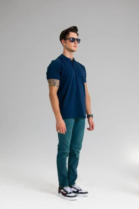 تیشرت یقه پولو مردانه hlt-jeans