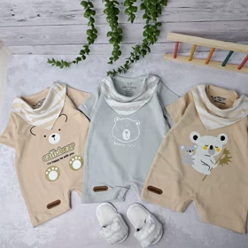 ست رامپر و دستمال گردن baby