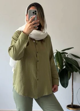 شومیز مانتویی ستاره