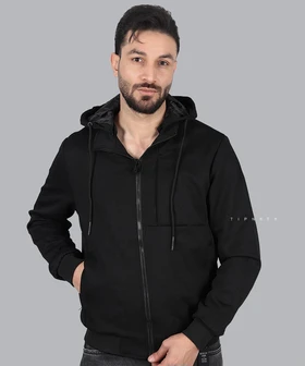 سویشرت مردانه کلاه دار اورجینال 7708