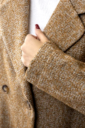 کت بیسیک یقه برگردان زنانه