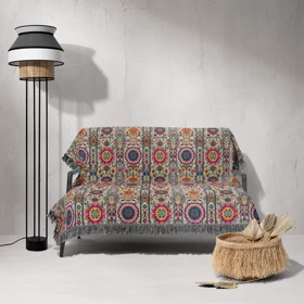 شال مبل ریش دار classic 57