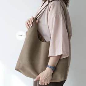 کیف زنانه بزرگ جیر مدل طوبی