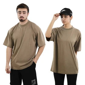 تیشرت اسپرت بیسیک مدل SPL-4M1248 خاکی