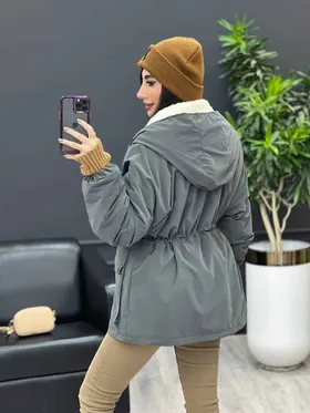 کاپشن سیلیکونی چهار جیب
