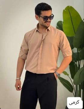 پیراهن پارچه ای ساده_کد4451
