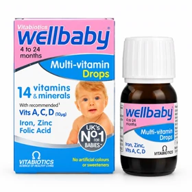 قطره مولتی ویتامین ول بیبی wellbaby