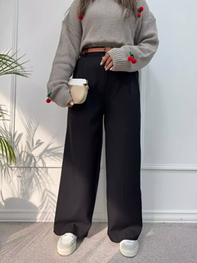 شلوار نیم بگ آیسل