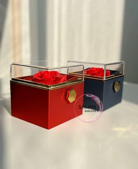 باکس گل رز چرخشی