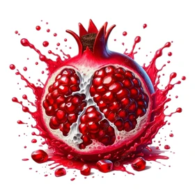 استیکر پارچه و لباس پاد آفرین مدل انار کد 3462