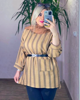 مانتو تونیک راه راه کد 50150