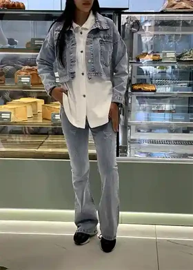 کت کراپ جین 4003