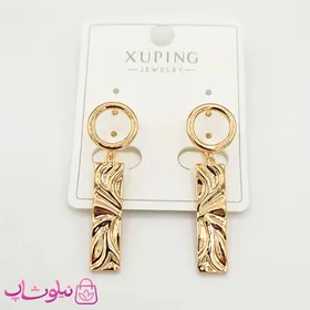 گوشواره دخترانه ژوپینگ با آویز مستطیل