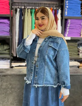 کت جین پایین ریش کد : 33224