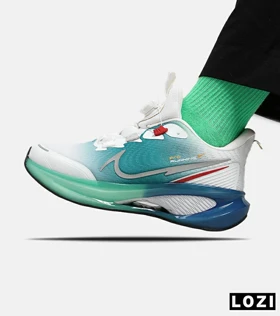 کفش کتانی مردانه و زنانه سفید صابونی NIKE RUNNING DISK PRO