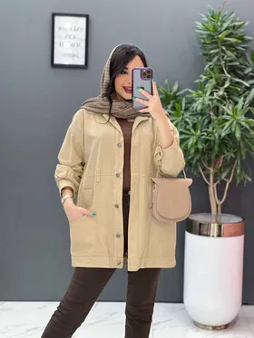 مانتو لینن شومیزی جیب هلالی
