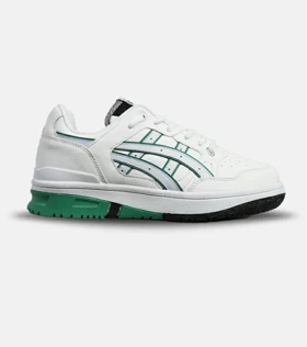 کفش کتانی مردانه سفید سبز ASICS TIGER RUNNER II