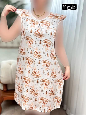 پیراهن نخی ستاره 3206
