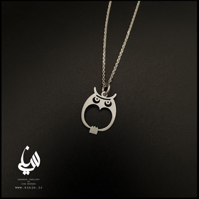 گردنبند جغد نقره برند سینجه