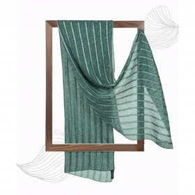 شال طرح راه راه زنانه - 39251738