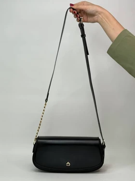 کیف دوشی زنانه آلفا ALFA کد 7055 (مشکی)