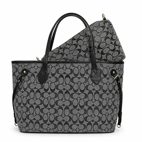 کیف دوقلو مدل نورفول کوچ Coach طوسی های کپی شیک وکاربردی کد 195