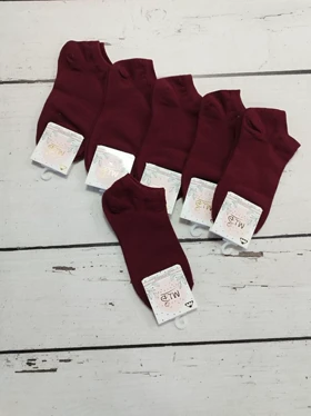 جوراب مچی زرشکی 1277