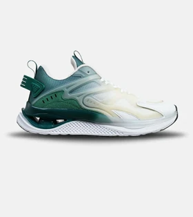 کفش کتانی مردانه سفید کرم سبز ADIDAS Customize Run