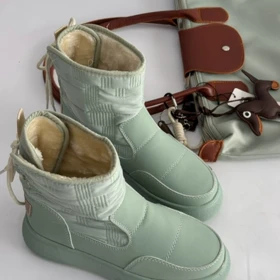 نیم بوت پشت بند کاپشنی 4245