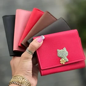 کیف پول سه لت گربه مدل MSN161-32