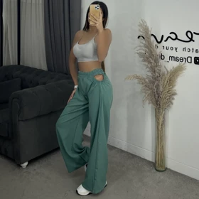 شلوار بگ پهلو باز