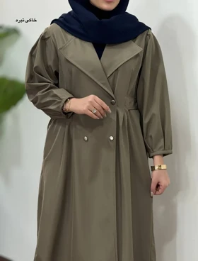 بارانی بلند ضد آب سمن