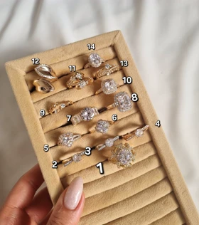 انگشتر طرح جواهر