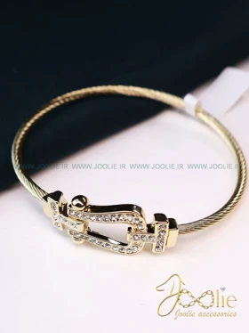 دستبند زنانه طرح طلا فرد Fred کد B2160 (طلایی)