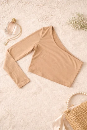 تیشرت کراپ زنانه شین کد Z-TXZ21