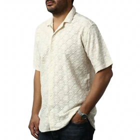پیراهن آستین کوتاه مراکشی مردانه مدل 62118110