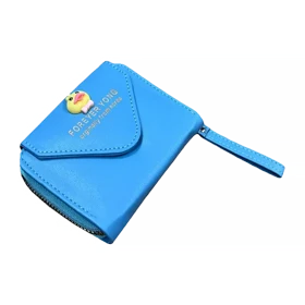 کیف پول و جا کارتی طرح جوجه اردک مدل MSN256-37 (آبی)
