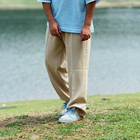 شلوار مازراتی کرم روشن 123