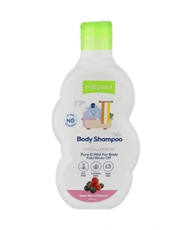 شامپو بدن کودک بی‌بی لند Baby Land حاوی عصاره توت