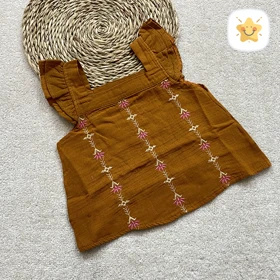 تاپ لینن دخترانه فوق العاده خنک و درجه یک مناسب 1 تا 10 سال