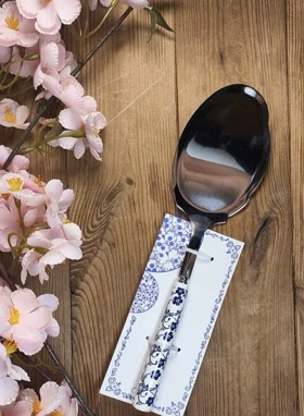 کفگیر دنی هوم گل آبی/ S 69