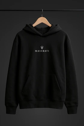 هودی مشکی طرح مازراتی