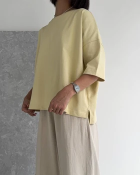 تیشرت باکسی لیمویی🍋