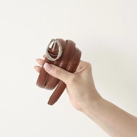 کمربند چرمی مات زنانه مدل be7032