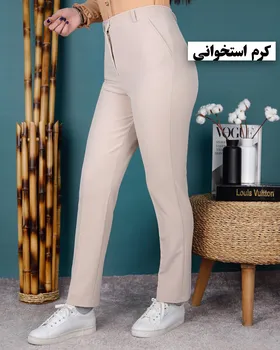 شلوار راسته دابل کرپ