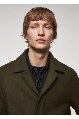 ژاکت بلند مردانه اورجینال mango-man mango-man