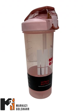 شیکر ورزشی نی دار 800 میلی لیتری کد 8896 (صورتی)