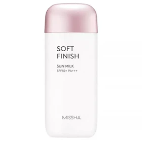 کرم ضد آفتاب میشا SPF50 مدل Soft Finish مناسب انواع پوست حجم 70 میلی لیتر