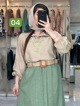 شومیز گل دوزی